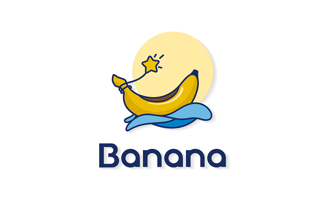 banana月子會(huì)所品牌標(biāo)志設(shè)計(jì)